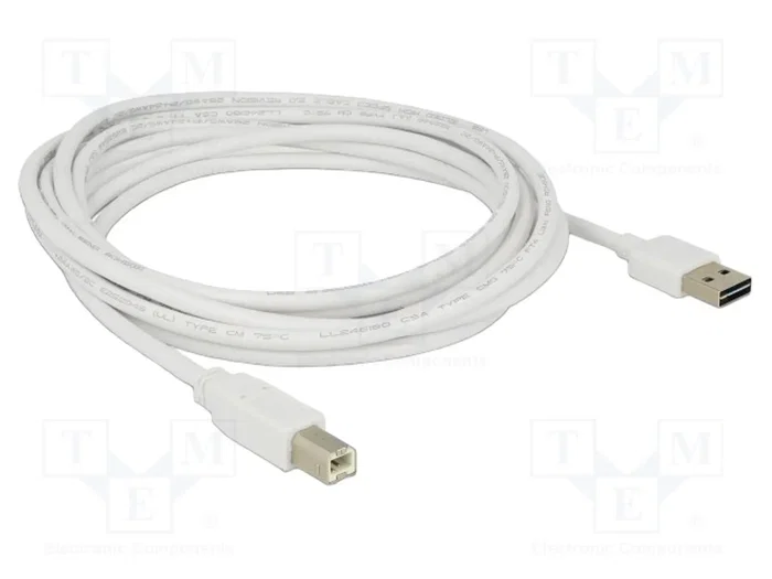 DeLOCK Cable EASY-USB 2.0 Tipo-A a USB Tipo-B 3 m Blanco DeLOCK Cable EASY-USB 2.0 Tipo-A a USB Tipo-B 3 m Blanco