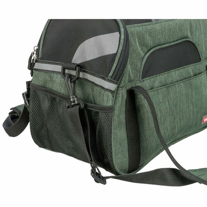 Bolso para Mascotas Trixie Verde Oliva 19 × 28 × 42 CM