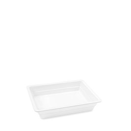 Vollrath Cubeta GN 1/2, Melamina Blanca 40cm x 30cm x 4cm
