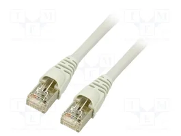 TELEGÄRTNER Patch cord Cat 6a S/FTP 0,5m gris