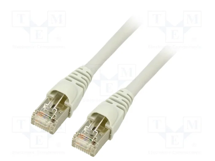 TELEGÄRTNER Patch cord Cat 6a S/FTP 0,5m gris TELEGÄRTNER Patch cord Cat 6a S/FTP 0,5m gris
