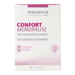 INOVANCE Confort Menopausia 30 Comprimidos - Bienestar Hormonal con Extractos de Plantas, Vitaminas y Minerales