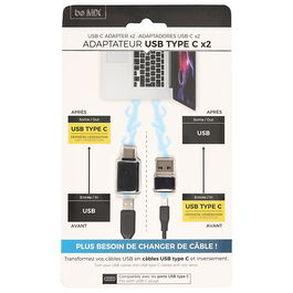 Be Mix Adaptador Mini Tipo C a Usb Metal