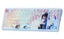 Redragon Antonium PRO K728AK-RGB-PRO Teclado Gamer Mecánico 87 Teclas RGB Conexión Inalámbrica y USB-C