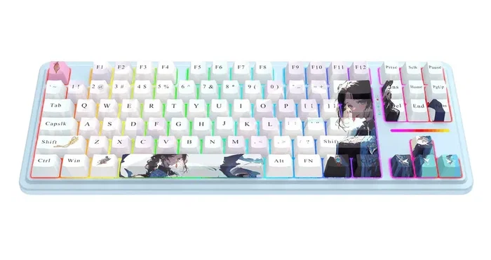 Redragon Antonium PRO K728AK-RGB-PRO Teclado Gamer Mecánico 87 Teclas RGB Conexión Inalámbrica y USB-C