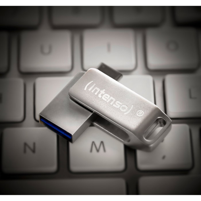 Intenso cMobile Line 128 GB USB-A y USB-C Plata