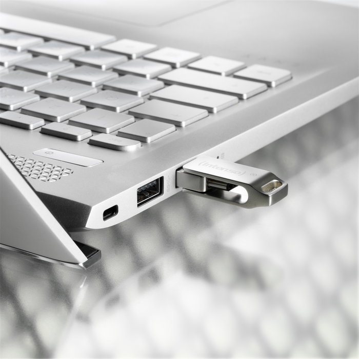 Intenso cMobile Line 128 GB USB-A y USB-C Plata