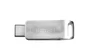 Intenso Pendrive Intenso cMobile Line 128 GB, USB Tipo-A y Tipo-C 3.2 Gen 1, Disco USB Giratorio Plata, Unidad Flash