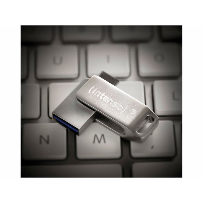 Intenso cMobile Line 128 GB USB-A y USB-C Plata