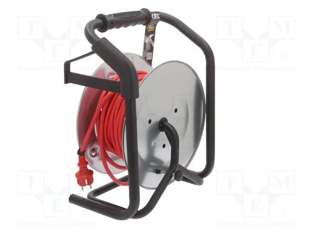 KEL Prolongador de alimentación H05RR-F 3G1,5mm2 25m Rojo