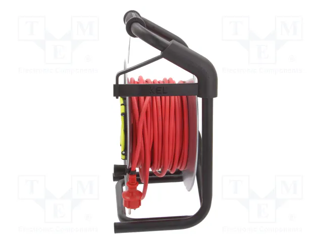 KEL Prolongador de alimentación H05RR-F 3G1,5mm2 25m Rojo