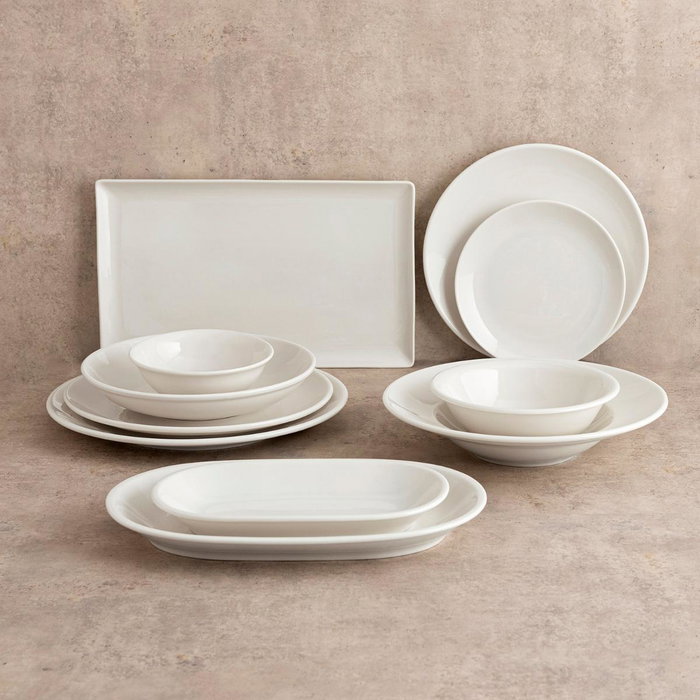 Bidasoa Plato Llano Harmony Hydrozero 25 cm Blanco