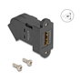 DeLOCK 67156 Módulo Keystone HDMI Hembra a HDMI Hembra 45° 8K 60 Hz Negro