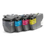 Brother LC422XLVAL Multipack de 4 Cartuchos de Tinta XL (BK/C/M/Y) de Alta Capacidad