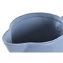 DKD Home Decor Set de 2 Jarrones de Porcelana Azul y Gris 17x11,5x29 cm