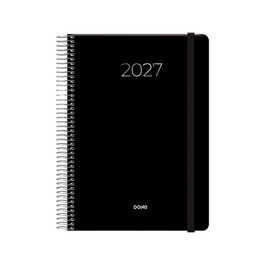 DOHE Agenda Anual Colour Vibes 2027 con Espiral Tapa Extra Negra 150x210 mm