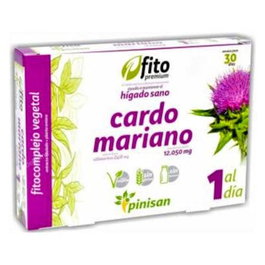 PINISAN Cardo Mariano 30Cap. Fito Premium - Vegano, Sin Gluten, Sin Lactosa