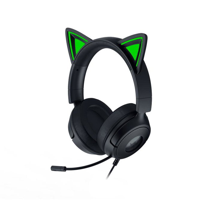 Razer Kraken Kitty V3 X Headset Over-Ear Cableado 3.5mm Aislante de Ruido Negro