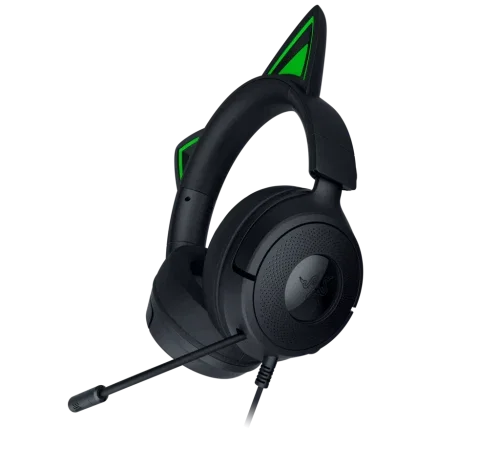 Razer Kraken Kitty V3 X Black Auriculares USB con Micrófono RZ04-05350200-R3M1, Sonido Envolvente 7.1, Comodidad Ligera, Multiplataforma