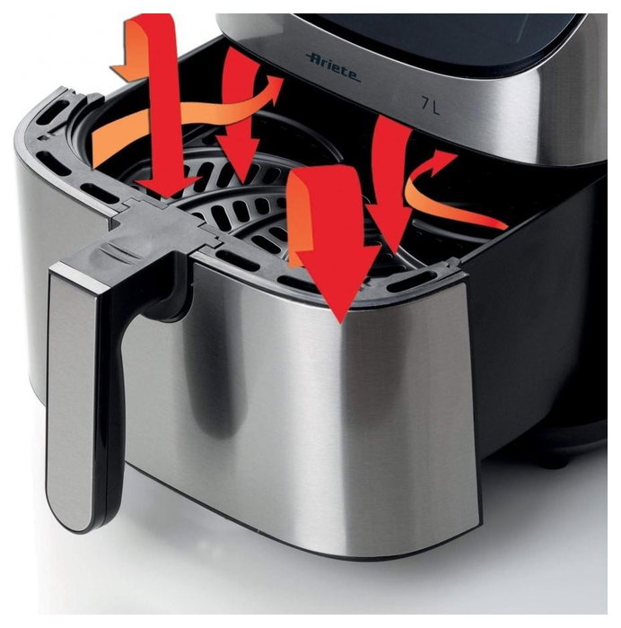 Ariete Freidora de aire XXL 4628 Acero inoxidable cepillado Ariete Freidora de aire XXL 4628 Acero inoxidable cepillado