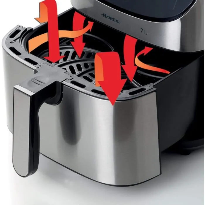 Ariete Freidora de aire XXL 4628 Acero inoxidable cepillado Ariete Freidora de aire XXL 4628 Acero inoxidable cepillado