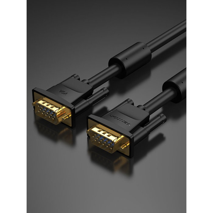 Vention Cable SVGA VGA Macho a Macho 1.5m Negro