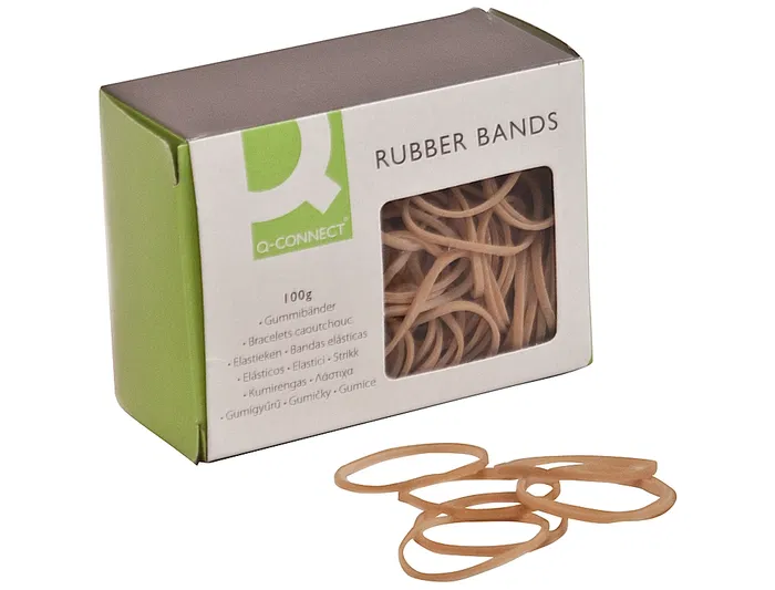 Q-connect Gomillas 100 gr 80 x 2 mm