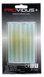 PROVIDUS Cola Termofusible Barra 10 x 11 mm, 12 Unidades PROVIDUS Cola Termofusible Barra 10 x 11 mm, 12 Unidades