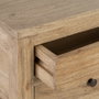 Ixia Mesita de Dormitorio Mindi Madera Natural 45 x 30 x 66 cm