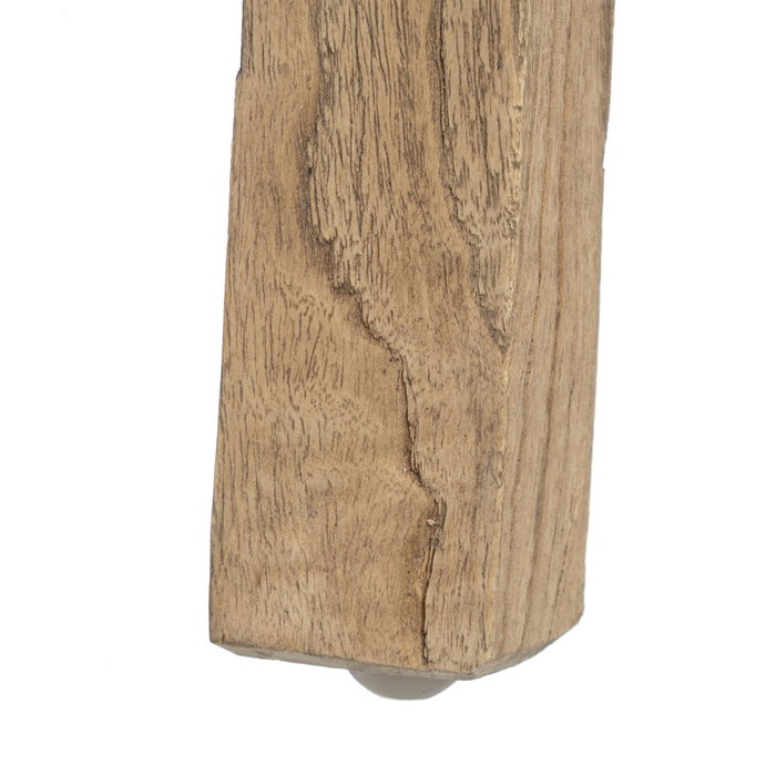 Ixia Mesita de Dormitorio Mindi Madera Natural 45 x 30 x 66 cm Ixia Mesita de Dormitorio Mindi Madera Natural 45 x 30 x 66 cm