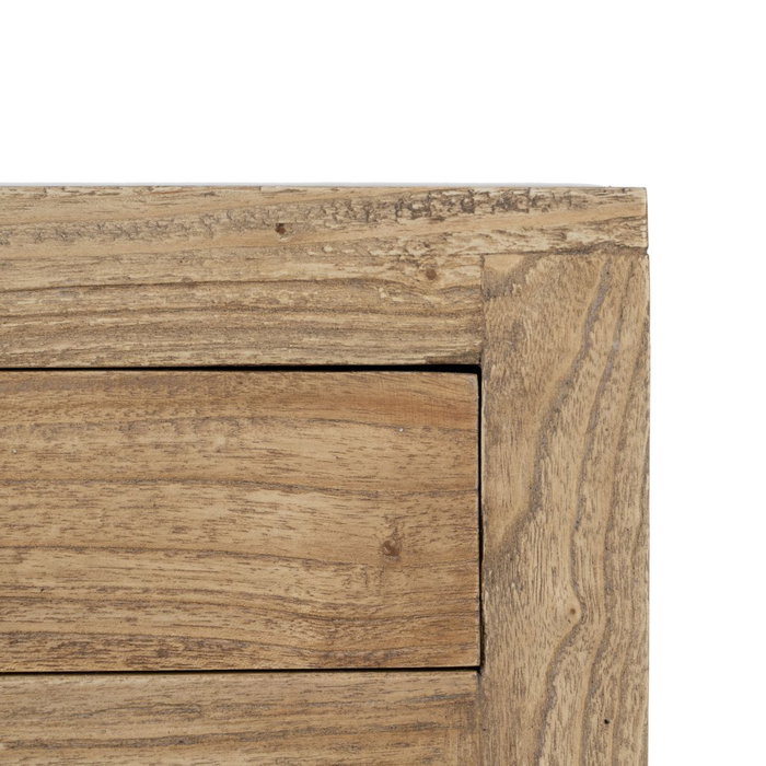 Ixia Mesita de Dormitorio Mindi Madera Natural 45 x 30 x 66 cm Ixia Mesita de Dormitorio Mindi Madera Natural 45 x 30 x 66 cm