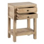 Ixia Mesita de Dormitorio Mindi Madera Natural 45 x 30 x 66 cm