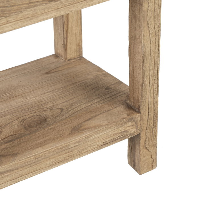 Ixia Mesita de Dormitorio Mindi Madera Natural 45 x 30 x 66 cm Ixia Mesita de Dormitorio Mindi Madera Natural 45 x 30 x 66 cm