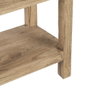 Ixia Mesita de Dormitorio Mindi Madera Natural 45 x 30 x 66 cm