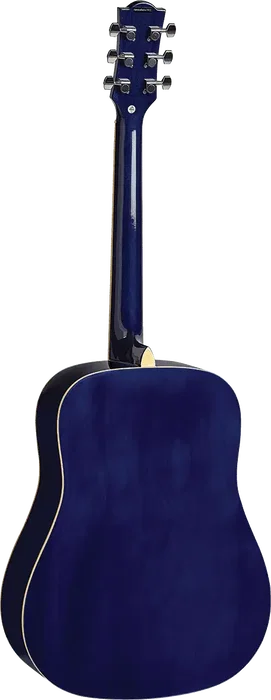 EKO Guitarra Acústica Eko Dreadnought Ranger 6 Cuerdas, Azul Sunburst, Tapa de Abeto, 20 Trastes