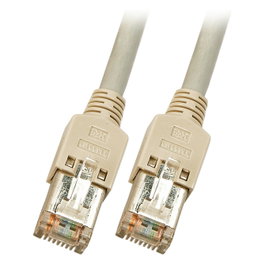EFB Elektronik Cable de parcheo RJ45 Cat.5e F/UTP LSZH 0,15 m Gris