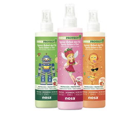 Nosa Protect Spray Árbol del Té Triple Acción 250 ml - Protección Piojos, Hidratación, Brillo y Filtro UV para el Pelo, Aroma a Manzana