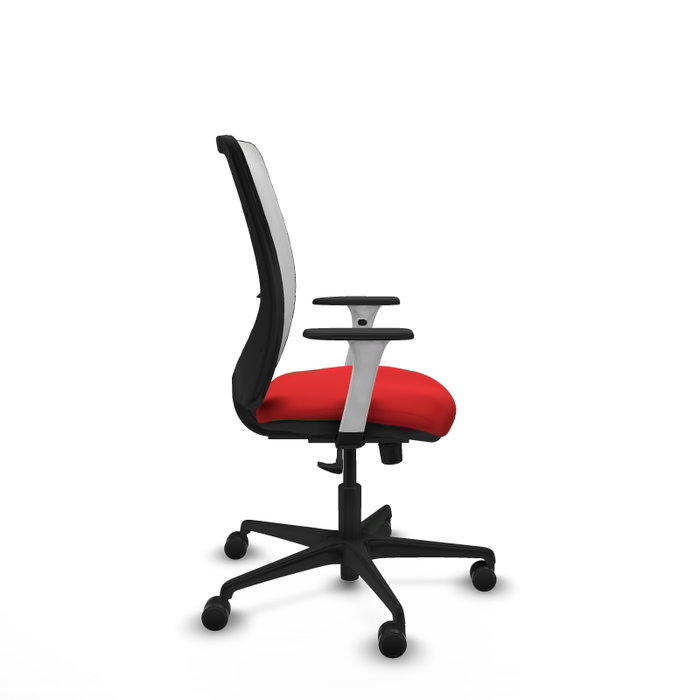 PIQUERAS Y CRESPO Silla de oficina Zulema con Mecanismo Sincro, Rojo y Blanco PIQUERAS Y CRESPO Silla de oficina Zulema con Mecanismo Sincro, Rojo y Blanco