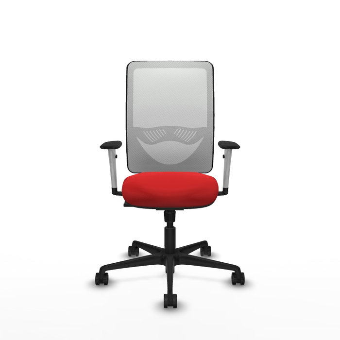 PIQUERAS Y CRESPO Silla de oficina Zulema con Mecanismo Sincro, Rojo y Blanco PIQUERAS Y CRESPO Silla de oficina Zulema con Mecanismo Sincro, Rojo y Blanco