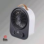 Calefactor Grupo FM TH-22 Blanco Negro 2000 W