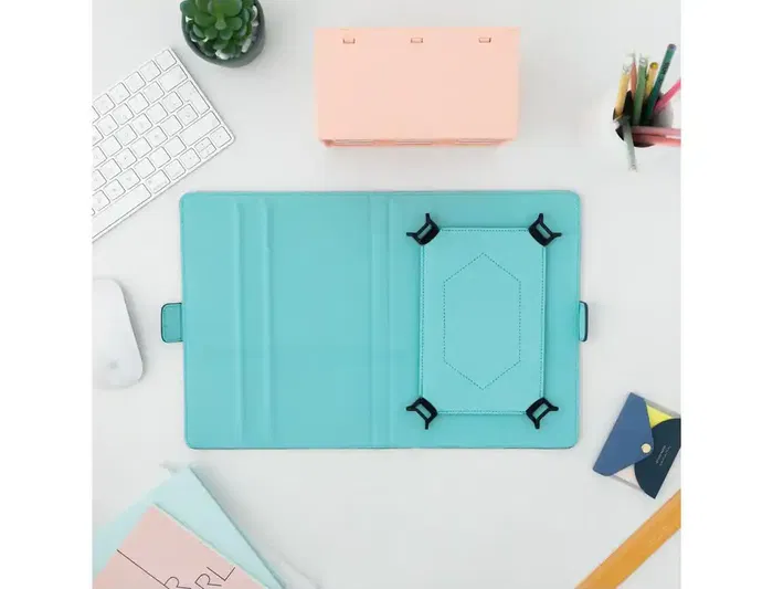 Funda para tablet universal 10,2''/10,4'' Wondee Osos Perezosos, Antigolpes con Soporte Giratorio 360°, Cierre Imán