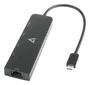 Adaptador USB-C V7 V7UCRJ25GHUB-BLK