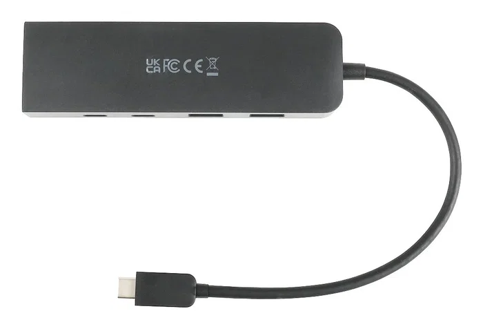 Adaptador USB-C V7 V7UCRJ25GHUB-BLK