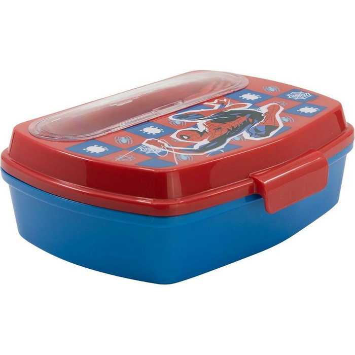 Licensing Sandwichera Divertida Spiderman con Cubiertos