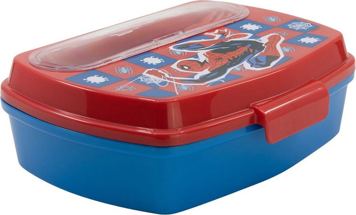 Licensing Sandwichera Divertida Spiderman con Cubiertos Licensing Sandwichera Divertida Spiderman con Cubiertos