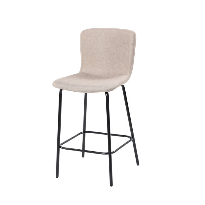 Taburete Versa Beige Metal 44,5 X 93,5 X 51 CM Taburete Versa Beige Metal 44,5 X 93,5 X 51 CM