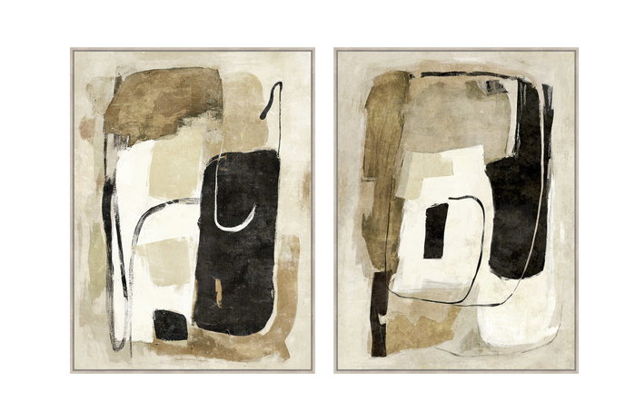 DKD Home Decor Cuadro Lienzo Abstracto Pack de 2 (90x4x120 cm) DKD Home Decor Cuadro Lienzo Abstracto Pack de 2 (90x4x120 cm)