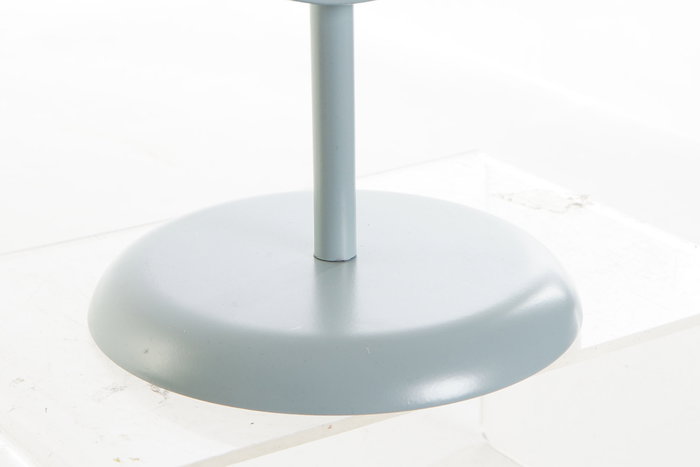 DKD Home Decor Espejo Pro Gold Glam Metal Gris Claro Gris Oscuro 17 x 27.7 x 17 cm (4 Unidades)