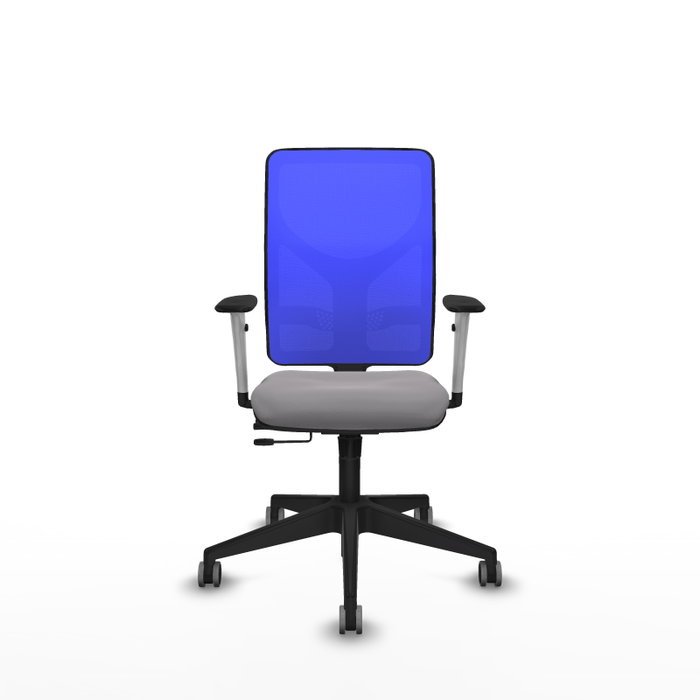 PIQUERAS Y CRESPO Silla de oficina Motilla Gris y Azul PIQUERAS Y CRESPO Silla de oficina Motilla Gris y Azul