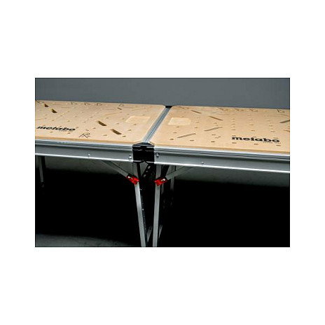Metabo MWB100 Mesa Multifuncion Rectangular de Madera Ajustable en Altura y Plegable, Beige Metalico, Patas en H, 710 mm Metabo MWB100 Mesa Multifuncion Rectangular de Madera Ajustable en Altura y Plegable, Beige Metalico, Patas en H, 710 mm
